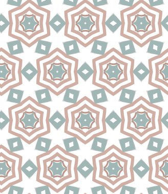 Geometrik şekilli kusursuz desen vektör çizimi