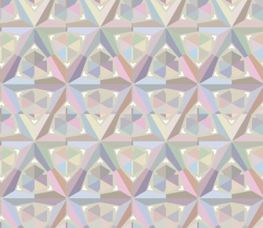 Geometrik şekilli kusursuz desen vektör çizimi