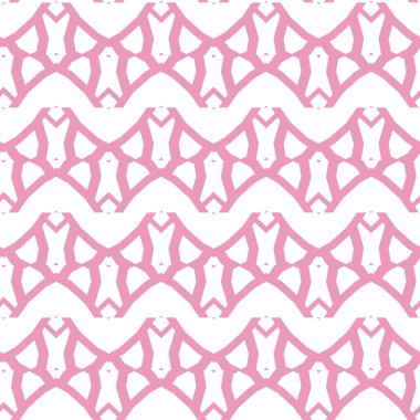 Geometrik şekilli kusursuz desen vektör çizimi