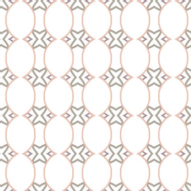 Geometrik şekilli kusursuz desen vektör çizimi