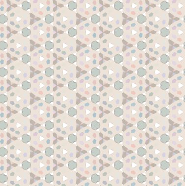 Geometrik şekilli kusursuz desen vektör çizimi