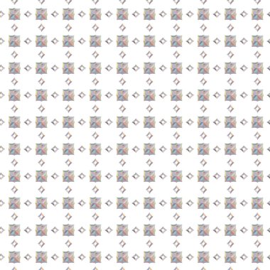 Geometrik şekilli kusursuz desen vektör çizimi