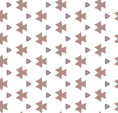 Geometrik şekilli kusursuz desen vektör çizimi