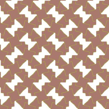 Geometrik şekilli kusursuz desen vektör çizimi