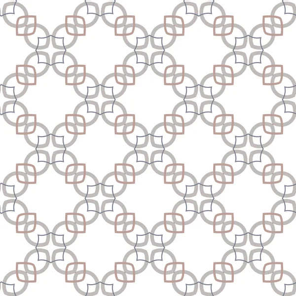 具有几何形状矢量插图的无缝图案 — 图库矢量图片