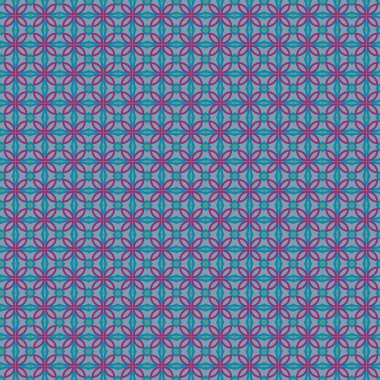 Geometrik şekilli kusursuz desen vektör çizimi