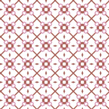 Geometrik şekilli kusursuz desen vektör çizimi