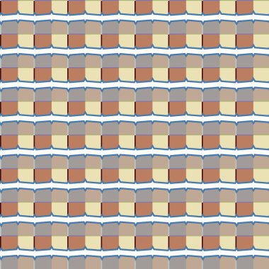 Geometrik şekilli kusursuz desen vektör çizimi