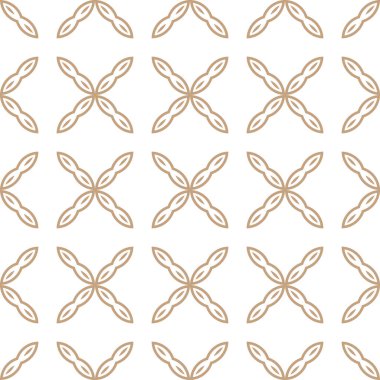 Geometrik şekilli kusursuz desen vektör çizimi