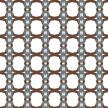 Geometrik şekilli kusursuz desen vektör çizimi