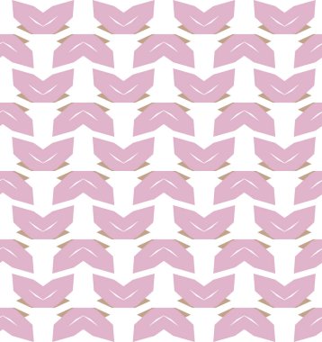 Geometrik şekilli kusursuz desen vektör çizimi