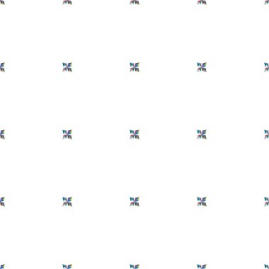 Geometrik şekilli kusursuz desen vektör çizimi