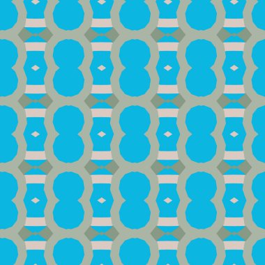 Geometrik şekilli kusursuz desen vektör çizimi