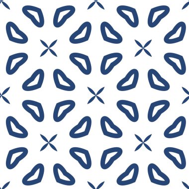 Geometrik şekilli kusursuz desen vektör çizimi