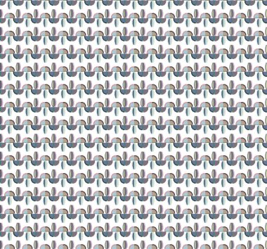 Geometrik şekilli kusursuz desen vektör çizimi