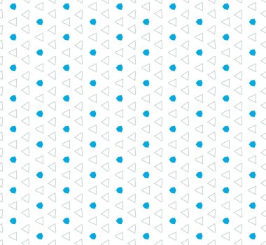 Geometrik şekilli kusursuz desen vektör çizimi