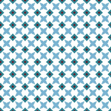 Geometrik şekilli kusursuz desen vektör çizimi