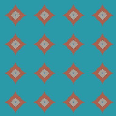 Geometrik şekilli kusursuz desen vektör çizimi