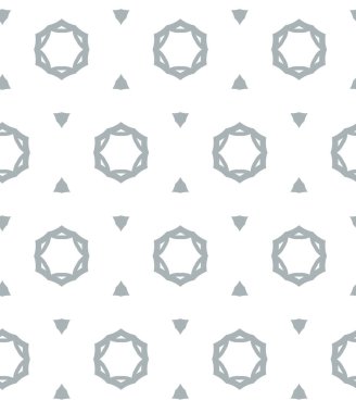 Geometrik şekilli kusursuz desen vektör çizimi