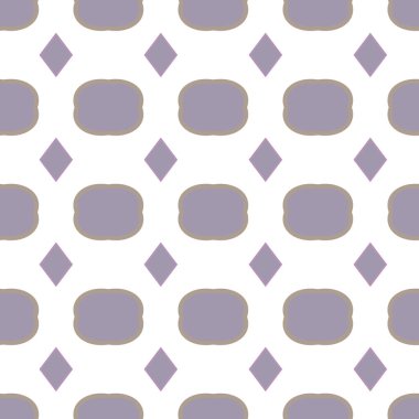 Geometrik şekilli kusursuz desen vektör çizimi