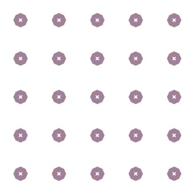 Geometrik şekilli kusursuz desen vektör çizimi