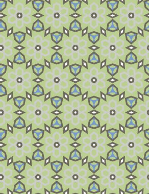 Geometrik şekilli kusursuz desen vektör çizimi