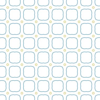 Geometrik şekilli kusursuz desen vektör çizimi