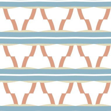 Geometrik şekilli kusursuz desen vektör çizimi