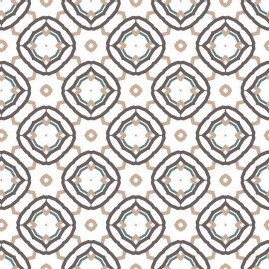 Geometrik şekilli kusursuz desen vektör çizimi