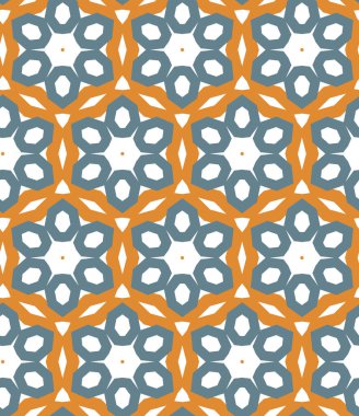 Geometrik şekilli kusursuz desen vektör çizimi