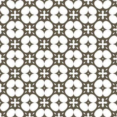 Geometrik şekilli kusursuz desen vektör çizimi