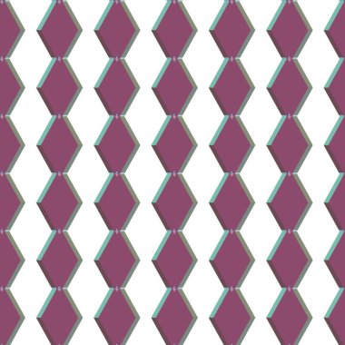 Geometrik şekilli kusursuz desen vektör çizimi