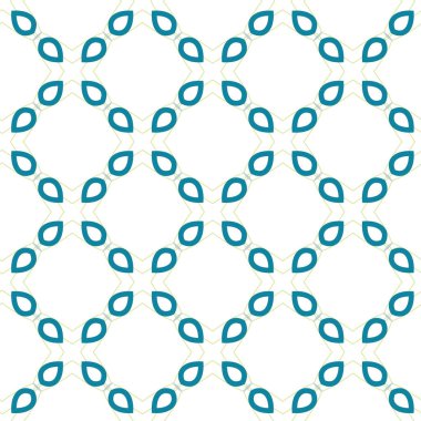 Geometrik şekilli kusursuz desen vektör çizimi