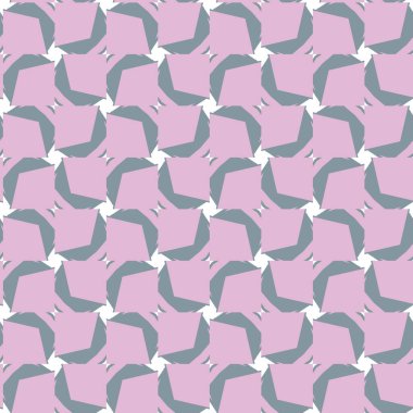 Geometrik şekilli kusursuz desen vektör çizimi