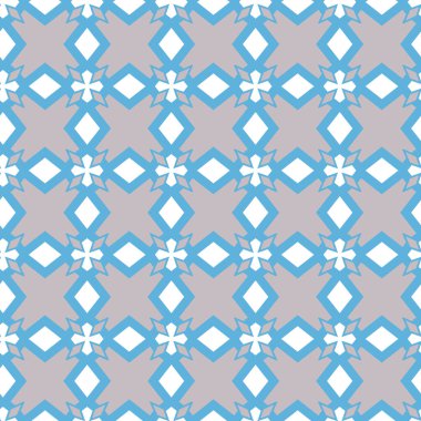 Geometrik şekilli kusursuz desen vektör çizimi