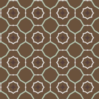Geometrik şekilli kusursuz desen vektör çizimi