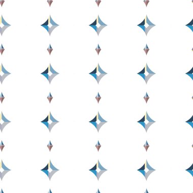 Geometrik şekilli kusursuz desen vektör çizimi