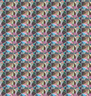 Geometrik şekilli kusursuz desen vektör çizimi