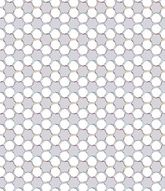 Geometrik şekilli kusursuz desen vektör çizimi