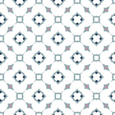 Geometrik şekilli kusursuz desen vektör çizimi