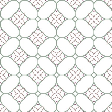 Geometrik şekilli kusursuz desen vektör çizimi