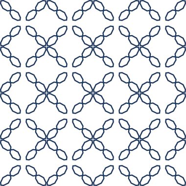 Geometrik şekilli kusursuz desen vektör çizimi