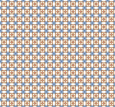 Geometrik şekilli kusursuz desen vektör çizimi