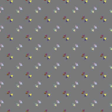 Geometrik şekilli kusursuz desen vektör çizimi