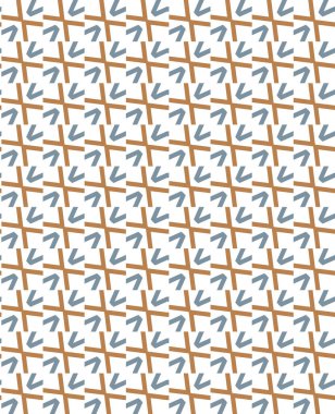 Geometrik şekilli kusursuz desen vektör çizimi