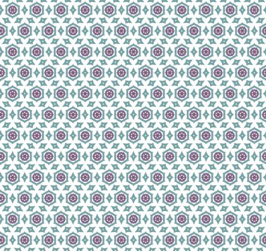 Geometrik şekilli kusursuz desen vektör çizimi