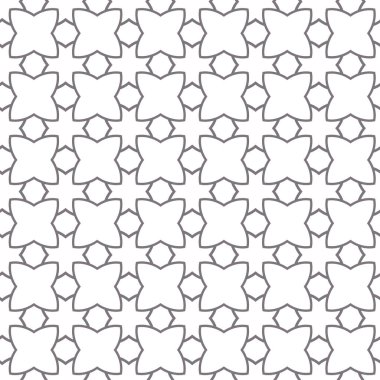 Geometrik şekilli kusursuz desen vektör çizimi