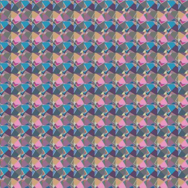 Geometrik şekilli kusursuz desen vektör çizimi