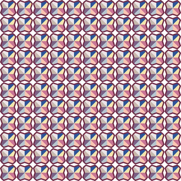 Motif Ornemental Géométrique Sans Couture Fond Abstrait — Image vectorielle