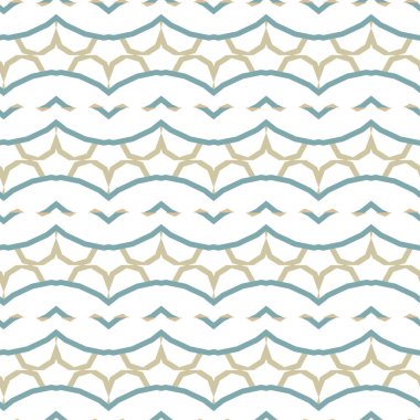 Geometrik şekilli kusursuz desen vektör çizimi